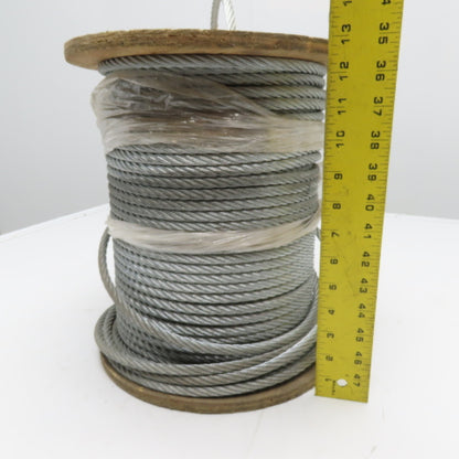3/8" 7x19 Galvanized Wire Rope Spool 400'