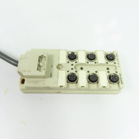 Allen-Bradley 898D-56PT-B5 6-Port DC Micro M12 Distribution Box 10-30VDC