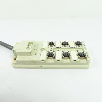 Allen-Bradley 898D-56PT-B5 6-Port DC Micro M12 Distribution Box 10-30VDC