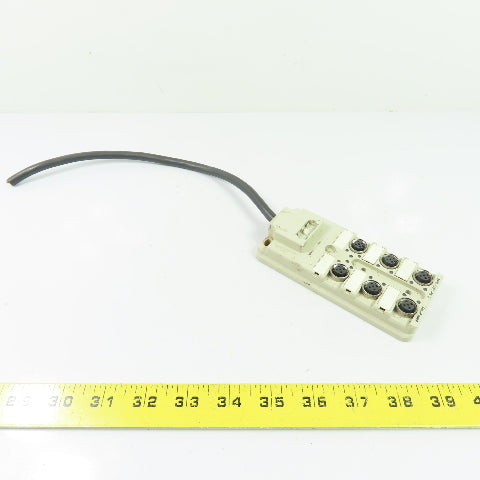 Allen-Bradley 898D-56PT-B5 6-Port DC Micro M12 Distribution Box 10-30VDC