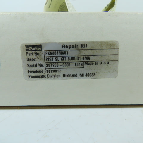 Parker PK6004MA01 6" Bore NFPA Air Cylinder Piston Seal Repair Kit