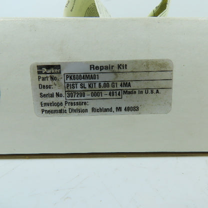 Parker PK6004MA01 6" Bore NFPA Air Cylinder Piston Seal Repair Kit