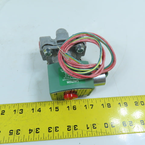 ASCO 8215G20 1/2" 2-Way Normally Closed Solenoid Valve 120/110VAC