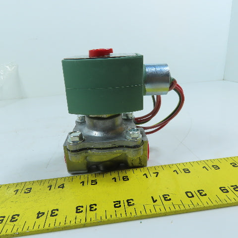 ASCO 8215G20 1/2" 2-Way Normally Closed Solenoid Valve 120/110VAC
