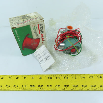 ASCO 8215G20B 1/2" 2-Way NC Solenoid Gas Shutoff Valve 120/110V