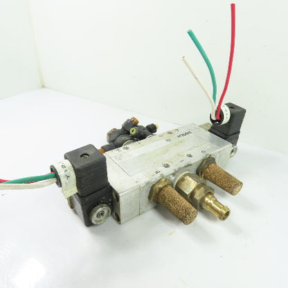 Bosch 1824210221 5/3 Solenoid Pneumatic Directional Control Valve 110/115V