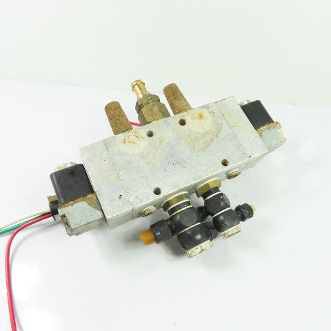 Bosch 1824210221 5/3 Solenoid Pneumatic Directional Control Valve 110/115V