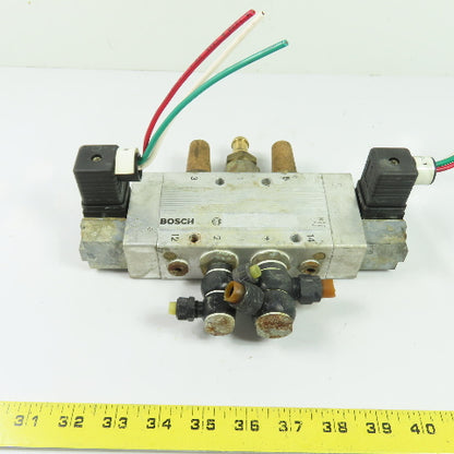 Bosch 1824210221 5/3 Solenoid Pneumatic Directional Control Valve 110/115V