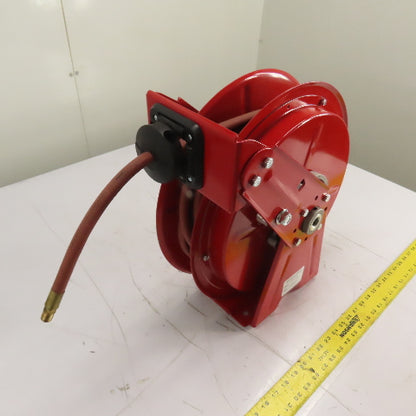 Reelcraft DP7650 OLP 3/8" x 50' Spring Retractable Hose Reel 300PSI Air/Water