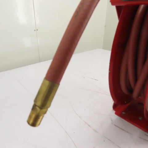 Reelcraft DP7650 OLP 3/8" x 50' Spring Retractable Hose Reel 300PSI Air/Water