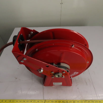 Reelcraft DP7650 OLP 3/8" x 50' Spring Retractable Hose Reel 300PSI Air/Water