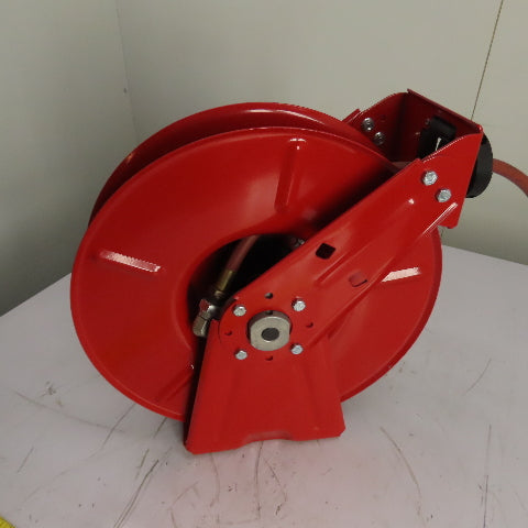 Reelcraft DP7650 OLP 3/8" x 50' Spring Retractable Hose Reel 300PSI Air/Water