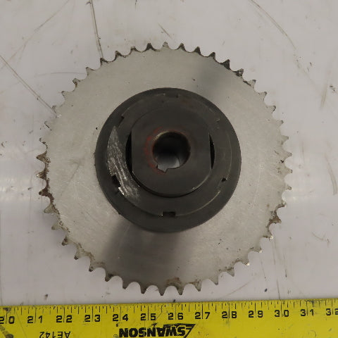 9-1/2" OD Single Strand Roller Chain Sprocket 28mm Bore 45-Tooth