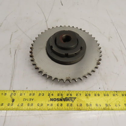 9-1/2" OD Single Strand Roller Chain Sprocket 28mm Bore 45-Tooth