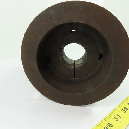 6 Groove V-Belt Sheave Pulley W/1-5/8" Taper-Lock Bushing 5.75" OD x 4.75" W