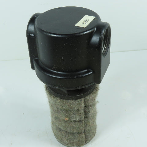 Gast AD560 Vacuum Pump Exhaust Oil Mist Filter With Felt Element 1" NPT