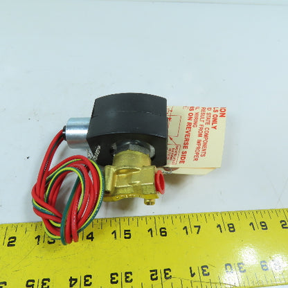 ASCO EF8003H9 MX120 2-Way NC Solenoid Valve 120/60,110/50VAC 1/4in