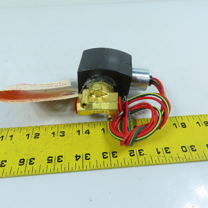ASCO EF8003H9 MX120 2-Way NC Solenoid Valve 120/60,110/50VAC 1/4in