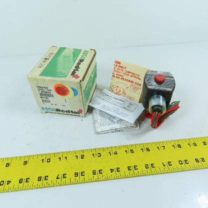 ASCO EF8003H9 MX120 2-Way NC Solenoid Valve 120/60,110/50VAC 1/4in