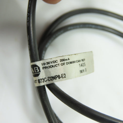 Allen-Bradley 872C-D2NP8-E2 8mm Inductive Proximity Sensor 10-30VDC