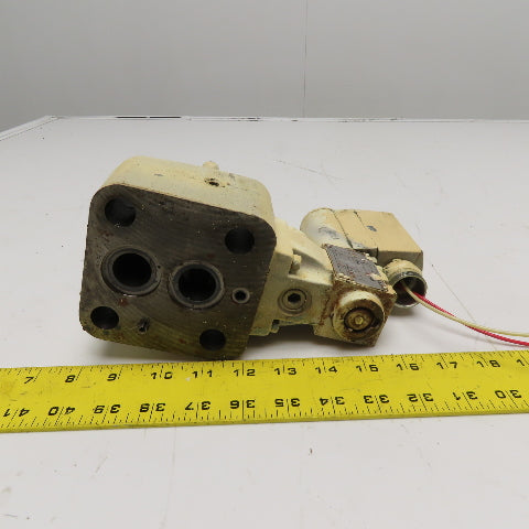 Vickers CG5-060A-FV-50 Solenoid Controlled Hydraulic Relief Valve 1500-3000 PSI