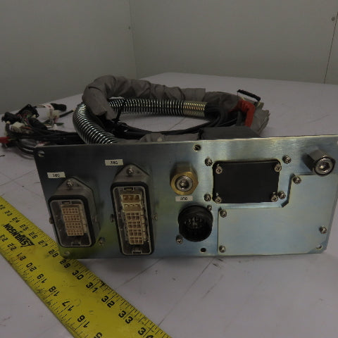 Robot Interconnect Wiring Harness With Bulkhead Connector Panel Assembly