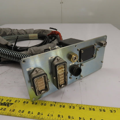 Robot Interconnect Wiring Harness With Bulkhead Connector Panel Assembly