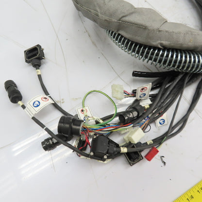 Robot Interconnect Wiring Harness With Bulkhead Connector Panel Assembly