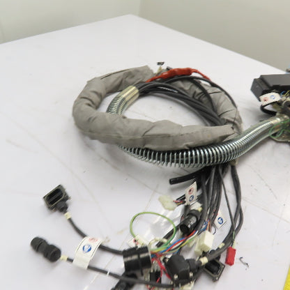 Robot Interconnect Wiring Harness With Bulkhead Connector Panel Assembly