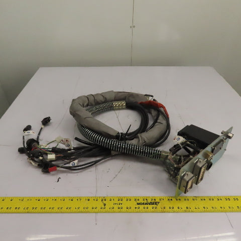 Robot Interconnect Wiring Harness With Bulkhead Connector Panel Assembly
