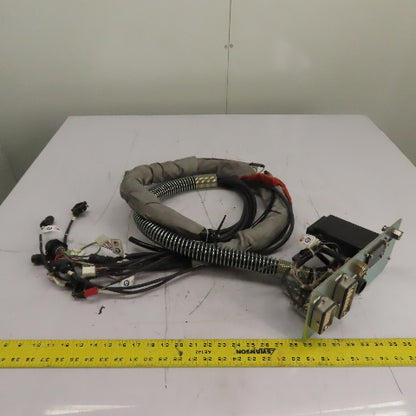 Robot Interconnect Wiring Harness With Bulkhead Connector Panel Assembly