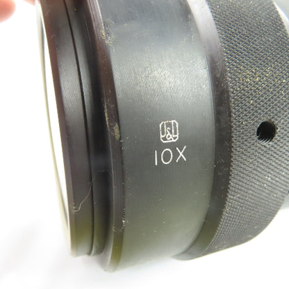 J&L Jones & Lamson 10X Optical Comparator Projection Lens
