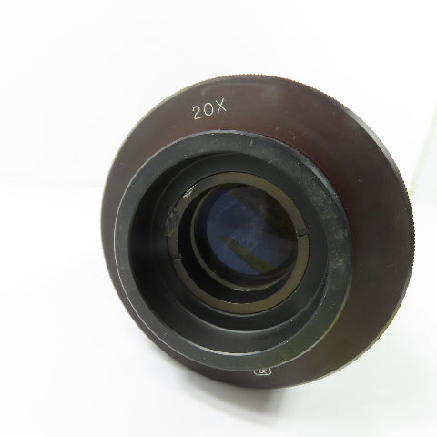 J&L Jones & Lamson 20X Optical Comparator Projection Lens