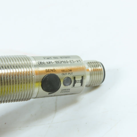 Pepperl+Fuchs 087807 OBE10M-18GM60-E5-V1 Thru-Beam Photoelectric Sensor Receiver
