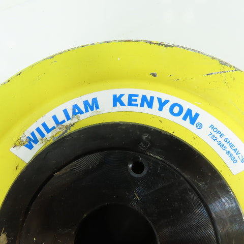 William Kenyon 50-613 1" Double Groove Cast Wire Rope Sheave 7-5/8" OD