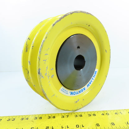 William Kenyon 50-613 1" Double Groove Cast Wire Rope Sheave 7-5/8" OD