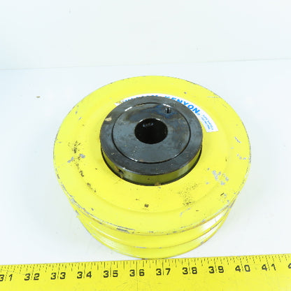 William Kenyon 50-613 1" Double Groove Cast Wire Rope Sheave 7-5/8" OD