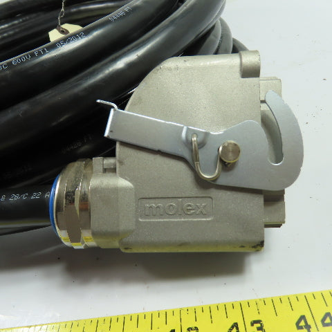 Molex 155686-4 Robot Cable Assembly 34' 600V Rev 1