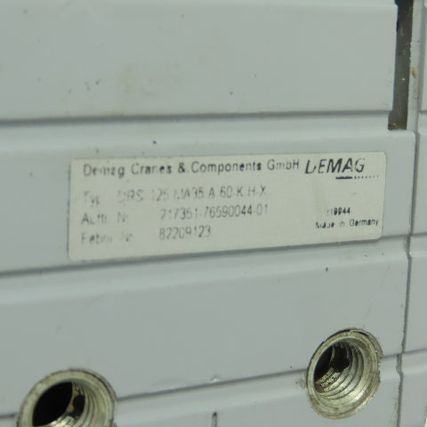Demag DRS 125-MA35-A-60-K-H-X Crane Wheel Block System