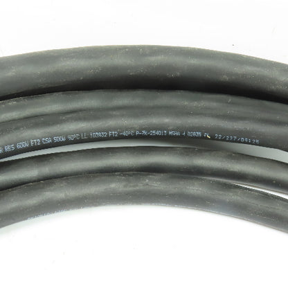 Priority Wire P-7K-254013 14AWG 4-Conductor Copper SOOW Power Cable 600V 29'