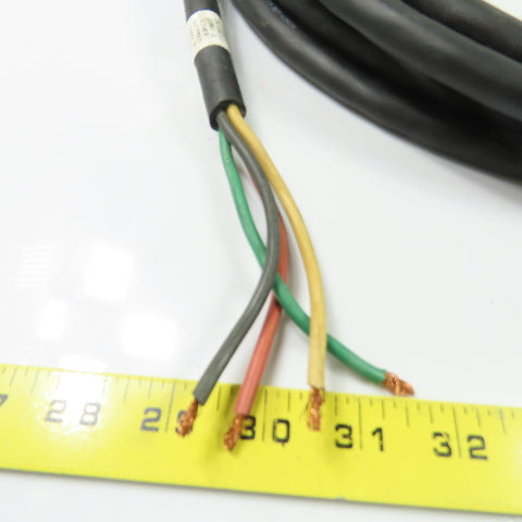 Priority Wire P-7K-254013 14AWG 4-Conductor Copper SOOW Power Cable 600V 29'