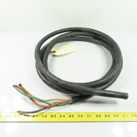 Priority Wire E123366 4/C 10AWG SOOW Portable Power Cable 600V 13'