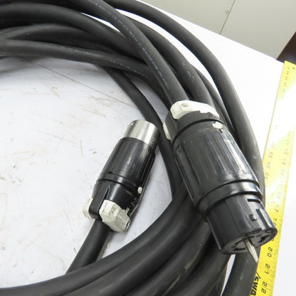 Carol 4/C 8AWG 600V Power Cable 64' W/ Hubbel CS8265C Twist-Lock Connectors
