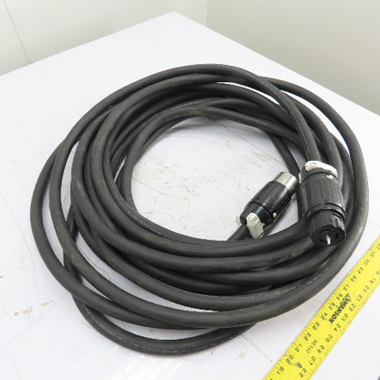 Carol 4/C 8AWG 600V Power Cable 64' W/ Hubbel CS8265C Twist-Lock Connectors