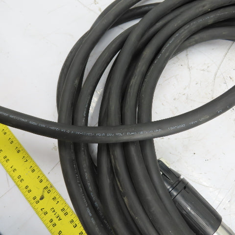 Carol 4/C 8AWG 600V Power Cable 64' W/ Hubbel CS8265C Twist-Lock Connectors