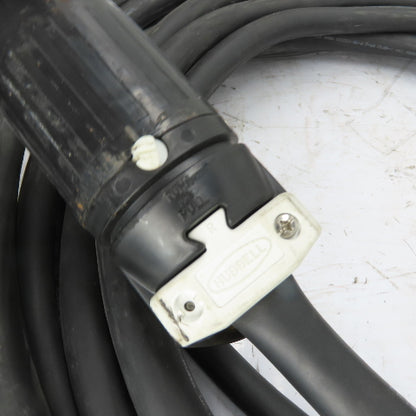 Carol 4/C 8AWG 600V Power Cable 64' W/ Hubbel CS8265C Twist-Lock Connectors