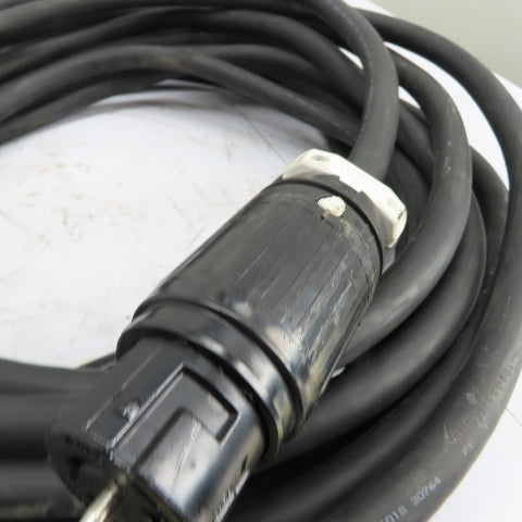 Carol 4/C 8AWG 600V Power Cable 64' W/ Hubbel CS8265C Twist-Lock Connectors