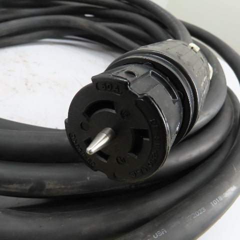 Carol 4/C 8AWG 600V Power Cable 64' W/ Hubbel CS8265C Twist-Lock Connectors