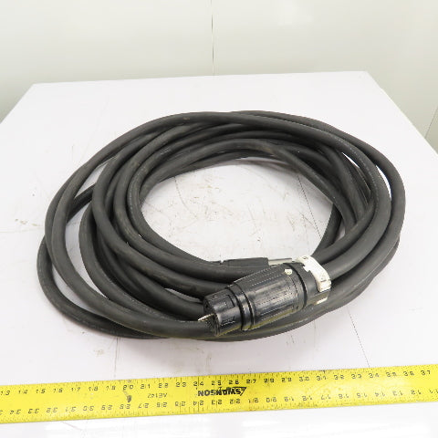 Carol 4/C 8AWG 600V Power Cable 64' W/ Hubbel CS8265C Twist-Lock Connectors