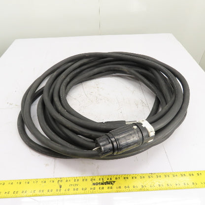 Carol 4/C 8AWG 600V Power Cable 64' W/ Hubbel CS8265C Twist-Lock Connectors